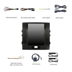 TOYOTA LAND CRUISER 2007-15 High Tesla Style 9.7" 4/64